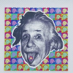 Albert Einstein Mini Blotter Art