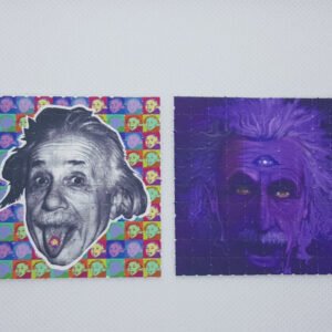 Albert Einstein Set of 2 Mini Blotter Art
