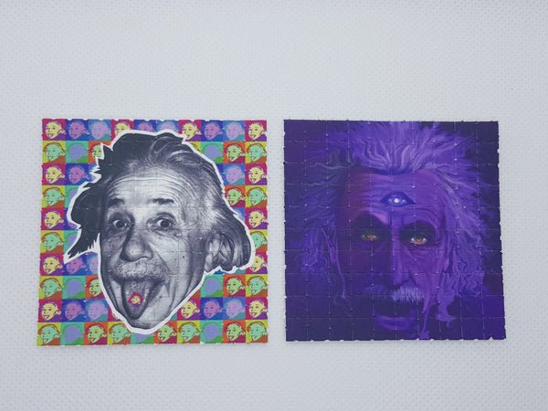 Albert Einstein Set of 2 Mini Blotter Art