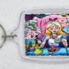 Alices Tea Party Blotter Art Keyring