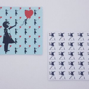 Banksy Mini Blotter Art Set of 2
