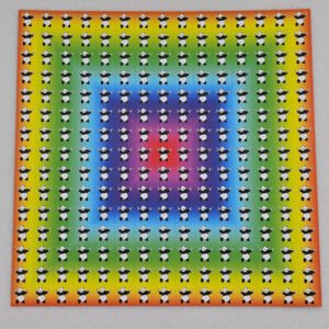 Banksy Pandas Blotter Art by Paul Guest - Original 2012