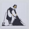 Banksy The Maid Mini Blotter Art