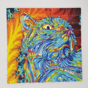 Cat on Acid Mini Blotter Art