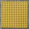 Curious George Yellow Blotter Art by Paul Guest - Early 2000's