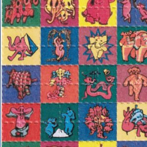 Dancing Elephants Blotter Art, Blotter Acid For sale