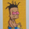 Gangland Bart Blotter Art by Russ Holmes - #1 of 100 (2021)