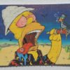 Homer Fear & Loathing Blotter Art by Russ Holmes Signed / Numbered