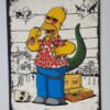 Homer s. Thompson Blotter Art by Russ Holmes
