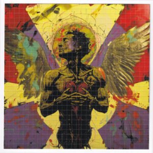 Human Love Blotter Art