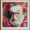 Jerry Garcia 10 Years of Tears Blotter Art by Wes Black (light)