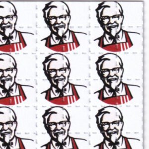 KFC Blotter Art