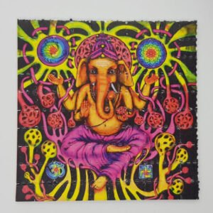 Psychedelic Ganesh Mini Blotter Art