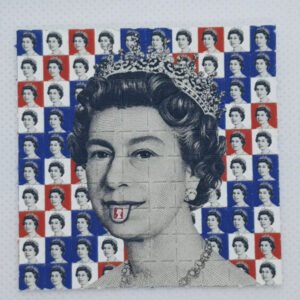 Queen Elizabeth Mini Blotter Art