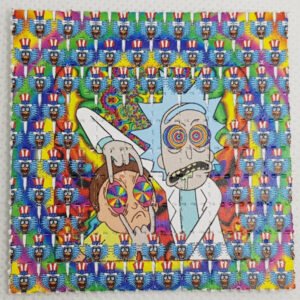Rick and Morty Mini Blotter Art