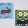 Rick & Morty Mini Blotter Art Set of 2