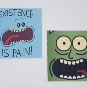 Rick & Morty Mini Blotter Art Set of 2