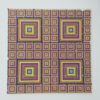 Trippy Squares Mini Blotter Art