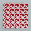 TY Heart Mini Blotter Art