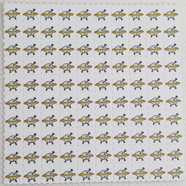 UFO Space Ship Mini Blotter Art, Buy AL-LAD Blotters In USA Online